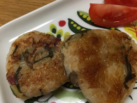 炊き込みご飯リメイク♪焼きおにぎり